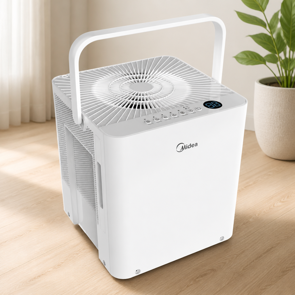 Midea Cube 50 Pint Dehumidifier, 4,500 Sq. Ft, Smart Control, ENERGY STAR
