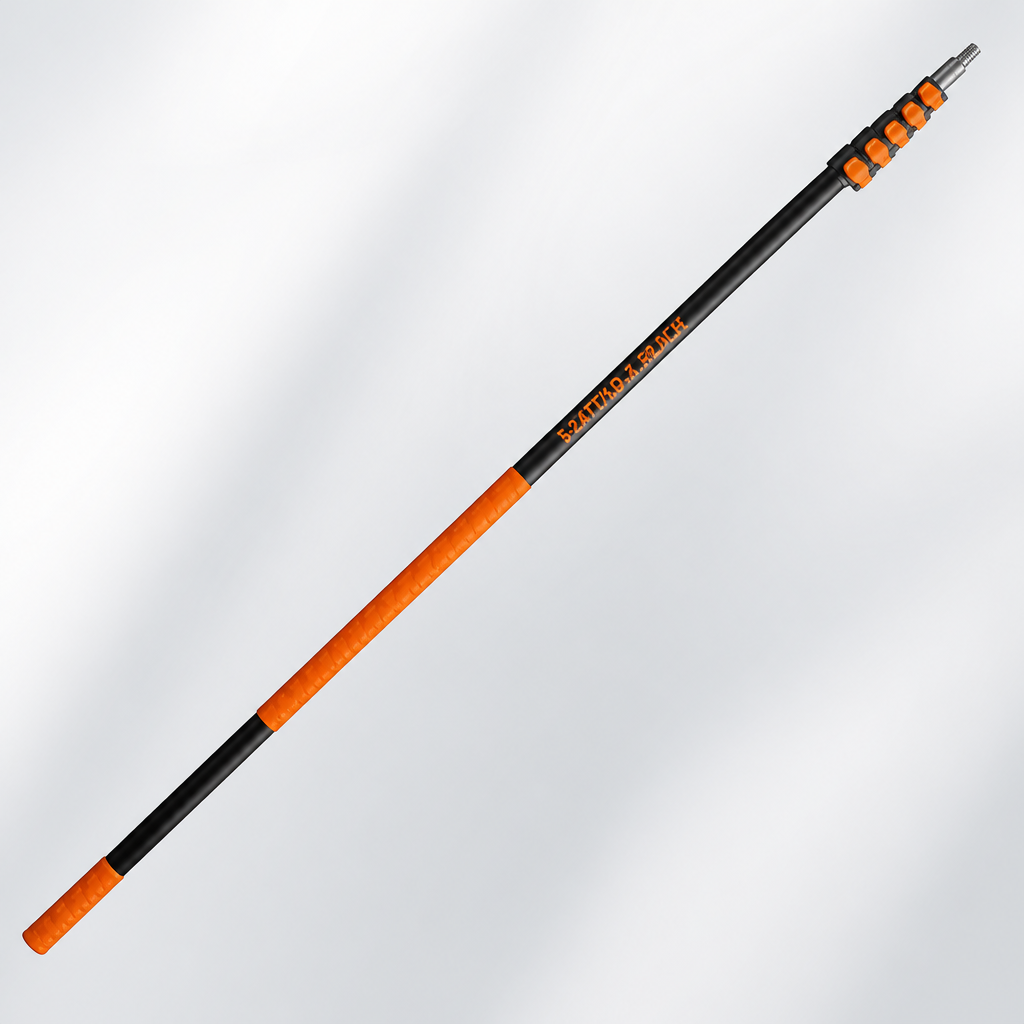 5-24 ft Long Telescopic Extension Pole, Multi-Purpose Extendable Pole