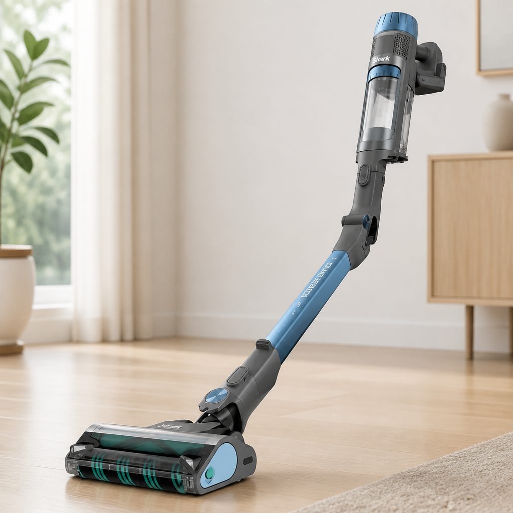 Shark PowerDetect Cordless Stick Vacuum, Java Ice Blue, IP1255