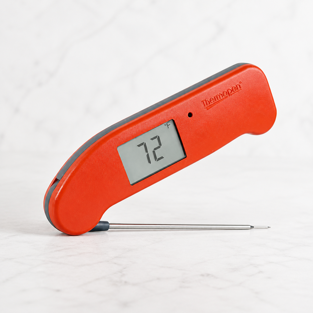 ThermoWorks Thermapen ONE, No. 1 Recommended Instant-Read Thermometer - Cayenne Pepper Red